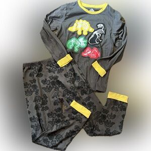 DINO 🦖 | 2 Pack | slim fit | 9 | little boys | pajamas | 2 shirts | 2 bottoms |